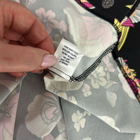 Sunsets & Sweet Tea Colorful Floral Print Anywhere Dress With Pockets Size XL - Picture 6 of 10